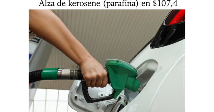 Enap anuncia fuerte alza en el precio de la parafina