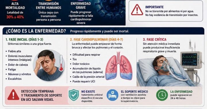 Hantavirus cepa Andes: alerta sanitaria en Sudamérica