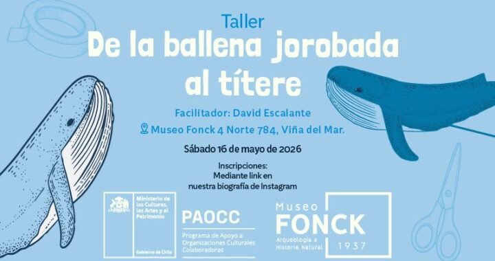 Taller en Museo Fonck: de la ballena jorobada al títere