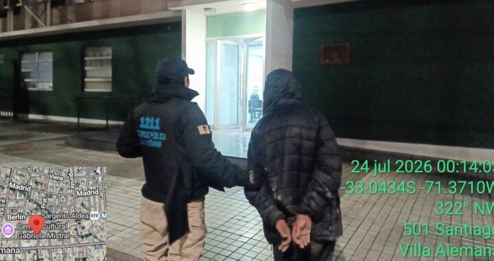 Patrullaje municipal frustra robo de cableado ferroviario y refuerza seguridad en Villa Alemana